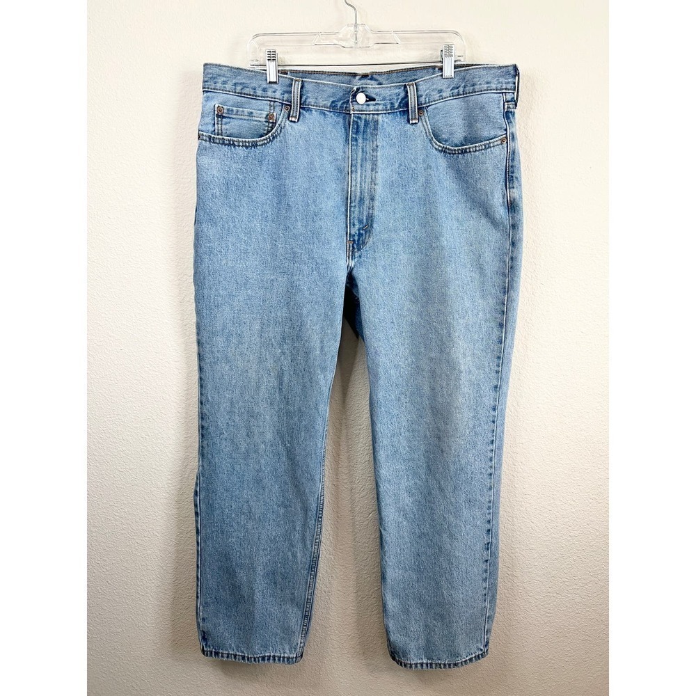 Levi's 550 Straight Leg Relaxed Fit Jeans Men's Size 40x32 Stonewash Cotton